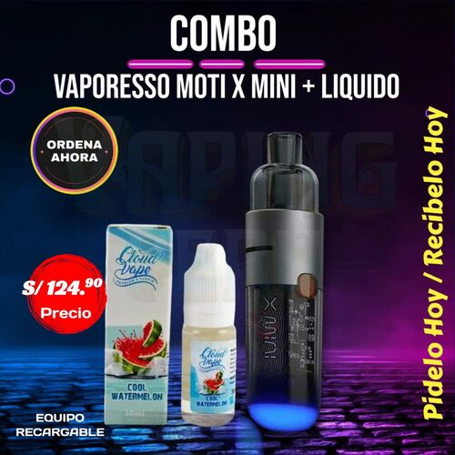 Vaporesso Moti X Mini + Liquido
